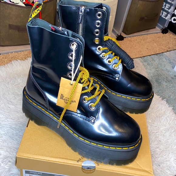 double platform doc martens